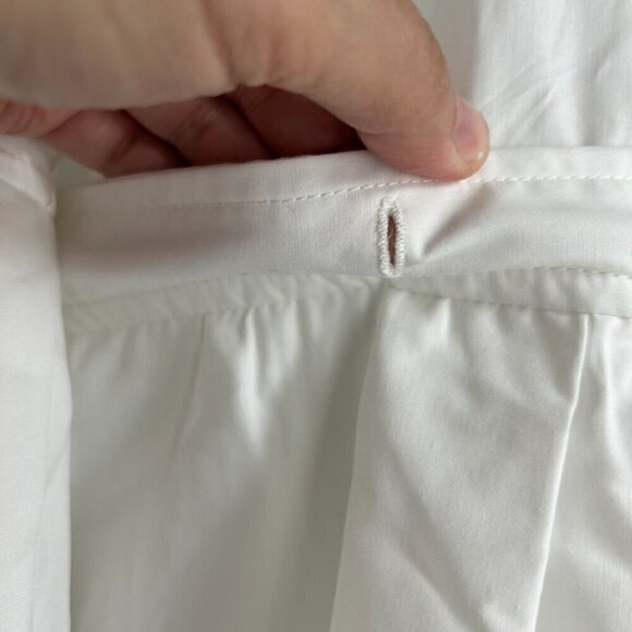 EN SAISON Noemi Poplin White Tennis Romper US S - Picture 7 of 8